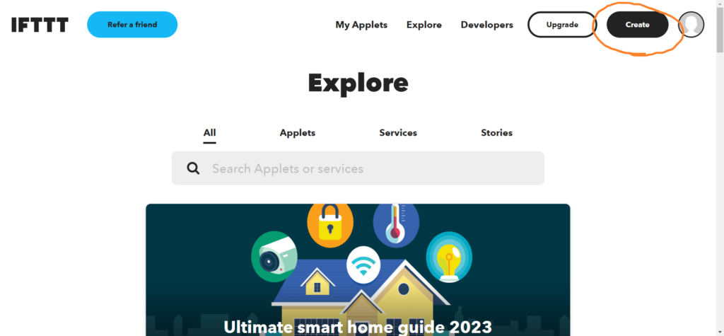 pythonからスマホのiftttに通知を送る
